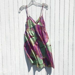 AOYAMA ITCHOME SILK DRESS NWT